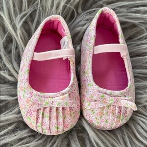 Floral Pink Kids Shoes
